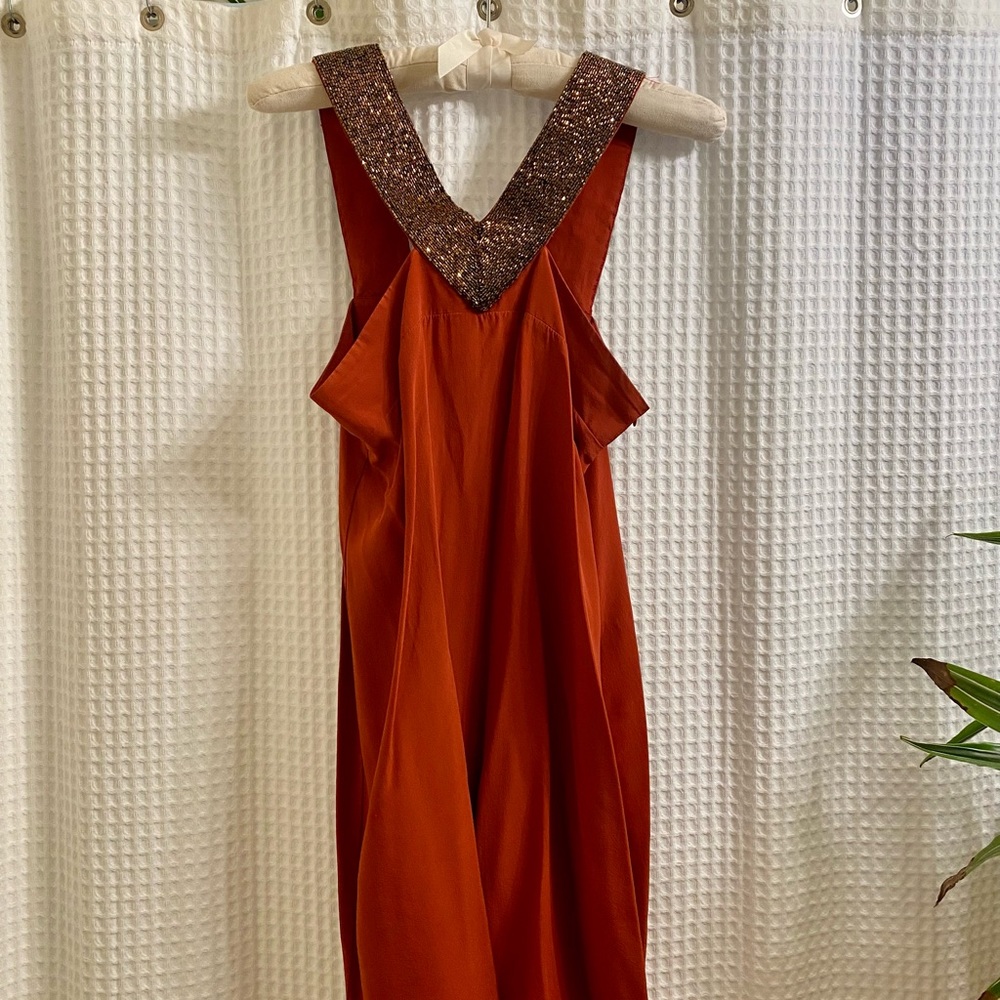 Jenny Han Beaded Mini-Dress